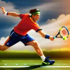 Luptă de tenis 3D